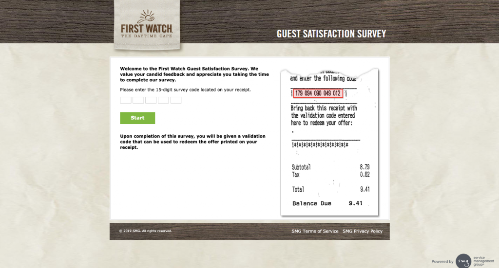 Watch guest. Guest satisfaction Survey.