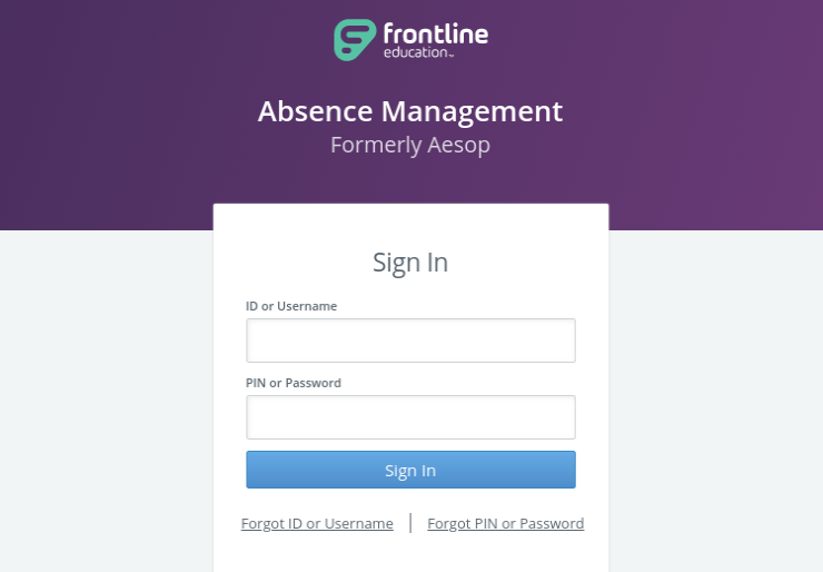 frontline aesop login